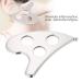 Stainless Steel Massage Gua Sha Plate | Pain Relief & Anti-Aging Scraper for Face & Body - Buy Online on GoSupps.com