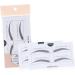 Didiseaon 2 Eyebrow Template with Strap Beauty Eyebrow Makeup Tools Eyebrow Stickers Portable A607 Card - Buy Online on GoSupps.com