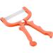 Manual Handheld Facial Hair Epilator - Scissor Design 3 Spring Rollers Threading Eyebrows Upper lip Pain free Hair Removal Face Shaver Smooth Skin Cleaner Handy Salon Home On the Go Beauty Coral Pink