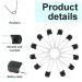 Ruidee 50 Pcs Black Diaper Pins with Safe Locking for Baby's Safety - Buy Online on GoSupps.com