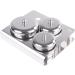 Manicure Container Liquid Powder Cup Crystal Tools Dispensing Container With Lid for Women nail liquid dish - Buy Online on GoSupps.com