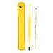 Ear Cleaner Set Ear Clean Tool Spring Ear Spoon Se Ear Clean Tool 2 Pcs Ear Cleansing Tool Set Ear Curette Ear Wax Remover Tool with Cleansing Brush and Storage Bag Metal(yellow)