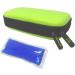 Travel RX Insulated Insulin Case | Portable Diabetic Organizer with Gel Pack | Shock-Proof Soft Leather Exterior | Parrot Green (8x4x2) - Buy Online on GoSupps.com
