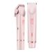 THUCHENYUC Womens Shaver 2in1 Doubleheaded Waterproof Wet And Dry Electric 2in1 Womens Body Shaver 2in1 Womens Body Shaver For Legs Underarm Hairs Pink