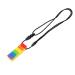 Silicone Bite Ring - High-Temperature Resistant Building Stone Necklace | Durable Chewing Trailer in Yellow Rainbow Blocks - Buy Online on GoSupps.com