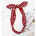 Voarge 2 Pieces Head Scarf for Women Retro Flower Print Hair Bands Vintage Rabbit Ear Hair Accessories for Women and Girls Twist Bow Wired Headbands - Buy Online on GoSupps.com