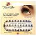 Ultra Thick Individual Eyelash Cluster Eyelashes False Lashes Knotted Lash Extensions (SHORT 8MM) - Buy Online on GoSupps.com