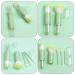 FOMIYES Portable Makeup Brush Set - Telescopic Kabuki & Blush Brush for Travel | Retractable Eyebrow Brush - Buy Online on GoSupps.com
