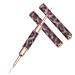 Housoutil Leopard Print Double-ended Nail Art Pen Nail Art Liner Portable Spray Bottle Keychain Nail Liner Brush Pen Nail Liner Pen Brush Liner Pen for Nails Thread a Needle The Brush Metal
