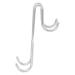 STOBAZA Towel Hook Hangers for Clothes Hangers Heavy Duty Over The Door Hook Clothes Hook Bathrobe Hanging 18X10CM Silver