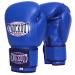 Gel Boxing Gloves for Men Women, Muay Thai MMA Kickboxing Home Gym Training, Sparing Gloves Pair with Premium Ventilated Palm Blue 12 oz