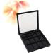 BIUDECO 4 Pcs 12 Empty Eye Shadow Pallet Eyeshadow Pans DIY Eyeshadow Palette Make up Sample DIY Empty Black - Buy Online on GoSupps.com