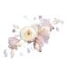 Beatifufu Bridal Hair Comb Wedding Flower Hair Comb Wedding Hair Comb Wedding Headdress Flower Bride Hair Comb Floral Hair Comb Flower Hair Side Comb Bridal Hair Accessories Hair Insert Comb