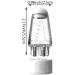 Scalp Applicator Liquid Cam - Portable Hair Oil Massager Comb with Roller Ball | Mini Hair Care Tools in White - Buy Online on GoSupps.com