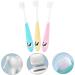 PartyKindom 3pcs Cartoon Baby Toothbrush Bristles - Soft Safe & Fun Oral Care for Kids - Buy Online on GoSupps.com