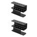 Balacoo 2 pcs tweezer stand eyelashes storage case eyelashes bag packing false eyelashes organizer cosmetic case eyelash extension Storage Rack display rack Fake eyelashes Blackx2pcs
