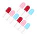 INOOMP Lot de 9 Tubes de Gloss Rechargeables 9 Pi ces Format Voyage Plastique L ger Couleurs Al atoires pour Usage Cosm tique et Maquillage des L vres Contenants Couleur Al atoire