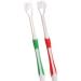 Suicra Three-Head Toothbrush - Safe Red Design for Complete Oral Care 185mm - Perfect for Tea Lovers - Buy Online on GoSupps.com