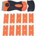 Froiny 1 Set Carbon Fiber Car Tool Wrap - 100 Plastic Blade Wiper & Glass Cleaning Kit | Pollution Remover & Sticker Rakel - Buy Online on GoSupps.com