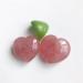 Home Decor Strawberry Crystal Heart Gemstones Natural Quartz Jewelry Stones Decoration Gifts Natural Crystal (Color : Strawberr Primary Stones and Minerals (Color : Strawberry Crystal Size : 2pcs 2pcs Strawberry Crystal - Buy Online on GoSupps.com