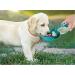 BePetMia Portable Dog Water Bottle 580ml - Travel-Friendly with Bowl Lid - Silicone Gray for Outdoor Adventures - Buy Online on GoSupps.com