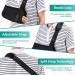 Universal Arm Sling - Adjustable Soft Padded Shoulder Strap for Adults - Unisex Black - International Shipping Available - Buy Online on GoSupps.com