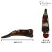 Parcelona French Brill Beak Celluloid Hair Claw Clips - Tortoise Shell/Brown (Set of 2) - Buy Online on GoSupps.com
