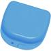 Verdant Touch Sky Blue Denture Case - Portable Dustproof Storage Box for Artificial Teeth | International Shipping Available - Buy Online on GoSupps.com