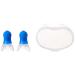 Lewis N. Clark Comfortable Noise Cancelling Ear Plugs for Airplane Mountain Hiking Sound Reduction + Altitude Sickness Relief with Included Reusable Travel Case One Size Blue
