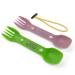 ECO Utility Spork 2-Pack Green & Lavender