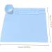 Silicone Craft Mat for Resin & Liquid Casting | Non Stick 20x16 Sheet for Art, Painting, Clay & Play | Includes Cleaning Cup | Blue - Buy Online on GoSupps.com