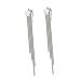 CALLARON 2pcs Stud Earrings Tassel Earrings Women Earrings Drop Earrings Star Earring Studs Earrings for Women Accessories Hanging Miss Medium Silver