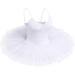 Ballet Leotard for Women - Professional Swan Lake Ballerina Costume with Hard Organdy Tutu and Classic Pancake Skirt in White - Size Large - Buy Online on GoSupps.com