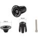 Aluminum Bike Handlebar End Plugs - Locking Bar Caps for Road & Mountain Bikes - Black - Buy Online on GoSupps.com