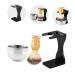 4-Piece Men's Grooming Kit - Portable Shaving Set with Cream Brush & Wood Shaving Cup - Buy Online on GoSupps.com