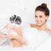 3Pcs Eco-Friendly Large Bath Loofah Sponge | Body Scrubber & Exfoliator for Clean Skin | Black - Buy Online on GoSupps.com
