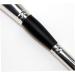 Multifunction Double Head Makeup Brush - Professional Wood Handle for Powder Blush & Eye Cosmetics - Black & Silver - Buy Online on GoSupps.com