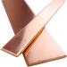 Jonoisax Pure Copper Flat Bar 2PCS - T2 Cu Rectangular Bar 2mm Thickness 500mm Length - Premium Copper Sheet for DIY Projects & Crafting - Buy Online on GoSupps.com