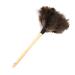 FCSHFC Ostrich Dusters for Cleaning Natural Home Reusable Feather Duster with Long Wooden Handle Anti-Static Dusting Duster for Computer Office Cars(45 * 32White) 45*32White