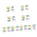 Solustre 32 pc. Colored contact lenses cleaning set container for eyes contact lenses mini case mirror film eye lens container Cartoon-lensing container eye protection glasses case duplex box