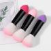 FOMIYES 2 in 1 Makeup Brush Dual-Ended Cosmetic Brush with Sponge Puff and Loose Powder Brush for Foundation Concealer Eyeshadow Blush - Buy Online on GoSupps.com
