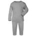 OnlyBee Baby Toddler 100% Cotton 2-Piece Pyjama Set 0-3 Months Grey