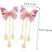 Beavorty 2 Pairs hanfu butterfly headdress kids kimono hair accessories hairpin with tassel hair barrettes tassel hair clips hanfu hair clip metallic hair clips alloy decorate girl child - Buy Online on GoSupps.com