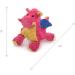 GoDog Dragons Squeaker Plush Dog Toy - Chew Guard Technology - Durable & Chew Resistant - Multiple Styles & Sizes - Large Coral - Buy Online on GoSupps.com