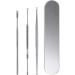 HEALIFTY 3Pcs Stainless Steel Ear Scoop Ear Cleaner Set Curette Earwax Removal Cleaning Tool - Buy Online on GoSupps.com