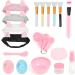 Buy Fororeh 20-Piece Silicone Mask Brush Set with Hair Bands & Bowl | Ideal Face Mask Brushes for Girls | DIY Beauty Products - Buy Online on GoSupps.com