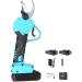 21V Professional Cordless Electric Pruning Tree Branch Pruner Easy to Operate 30Mm Cutting Diameter 6-8 Working Hours (2 Batteries) Small Gift