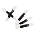 OHPHCALL 50pcs Women s Suits Makeup Blending Sponge Eyeshadow Brush Kit Eye Shadow Stick Double Sided Miss M White