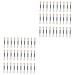 FOMIYES 100 Pcs Eye Makeup Eyeliner Brush Eye Shadow Applicator Makeup Tools Face Brush 7.5X0.5cmx2pcs As Shownx2pcs