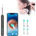 BTSEURY Rechargeable Wireless Visual Ear Cleaner - Ear Wax Remover Tool for Earwax Cleaning in Black - Buy Online on GoSupps.com